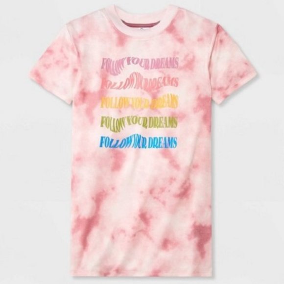 Art Class™ Girls' 'Follow Your Dreams' Oversized Sleep Shirt - Picture 1 of 1